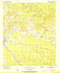 Ashdown East 1951 topographic map thumbnail