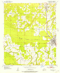 Ashdown West 1950 topographic map thumbnail