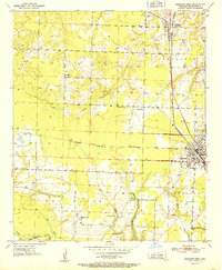 Ashdown West 1951 topographic map thumbnail