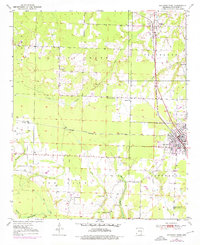Ashdown West 1950 topographic map thumbnail