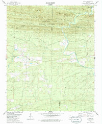 Athens 1980 topographic map thumbnail