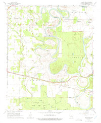 Augusta SW 1968 topographic map thumbnail