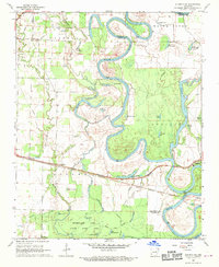 Augusta SW 1968 topographic map thumbnail