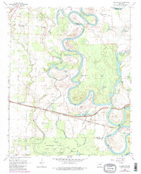 Augusta SW 1968 topographic map thumbnail