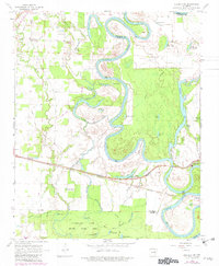 Augusta SW 1968 topographic map thumbnail