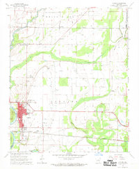 Augusta 1968 topographic map thumbnail