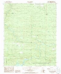 Baker Springs 1986 topographic map thumbnail