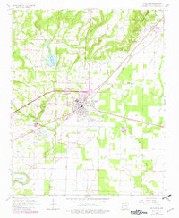 Bald Knob 1965 topographic map thumbnail