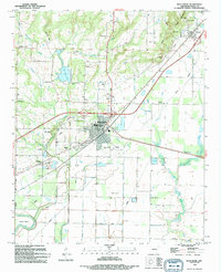 Bald Knob 1994 topographic map thumbnail