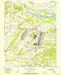 Barling 1951 topographic map thumbnail
