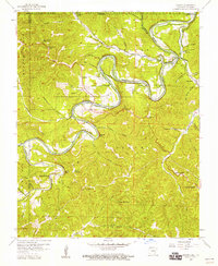 Beaver 1957 topographic map thumbnail