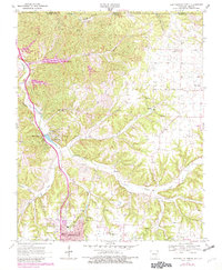 Bentonville North 1970 topographic map thumbnail