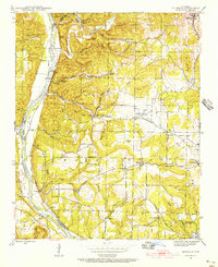Bethesda 1942 topographic map thumbnail