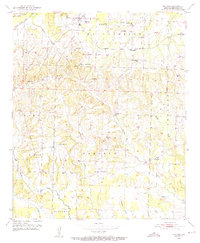 Blevins 1951 topographic map thumbnail