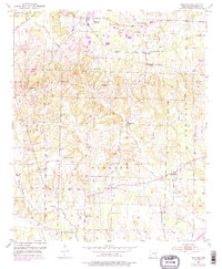 Blevins 1951 topographic map thumbnail