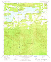 Blue Mountain Dam 1966 topographic map thumbnail