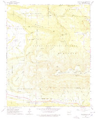 Blue Mountain 1966 topographic map thumbnail