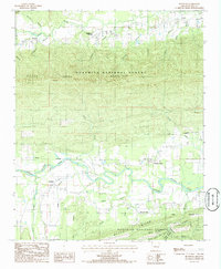 Bluffton 1985 topographic map thumbnail