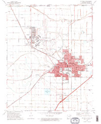 Blytheville 1972 topographic map thumbnail
