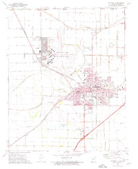 Blytheville 1972 topographic map thumbnail