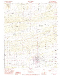 Booneville 1983 topographic map thumbnail