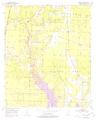 Bradley NE 1952 topographic map thumbnail