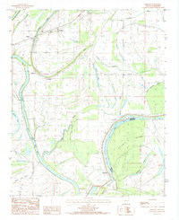 Brickeys 1984 topographic map thumbnail