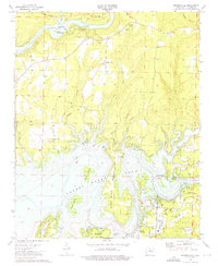 Brownsville 1973 topographic map thumbnail