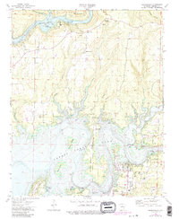 Brownsville 1973 topographic map thumbnail