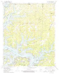 Bull Shoals 1972 topographic map thumbnail