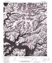 Bull Shoals 1979 topographic map thumbnail