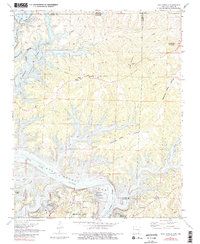 Bull Shoals 1972 topographic map thumbnail