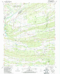 Burnville 1987 topographic map thumbnail