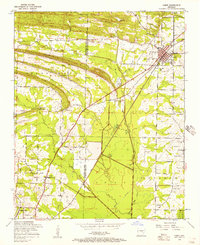 Cabot 1954 topographic map thumbnail
