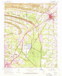 Cabot 1954 topographic map thumbnail