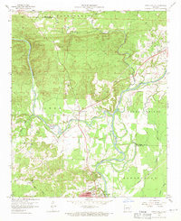 Caddo Valley 1959 topographic map thumbnail
