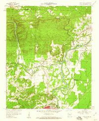 Caddo Valley 1959 topographic map thumbnail