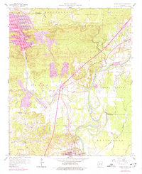 Caddo Valley 1959 topographic map thumbnail