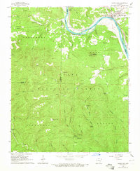 Calico Rock 1964 topographic map thumbnail