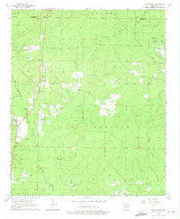 Cane Creek 1964 topographic map thumbnail