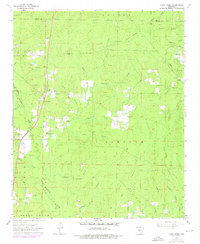 Cane Creek 1964 topographic map thumbnail