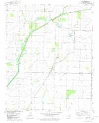 Cash 1980 topographic map thumbnail