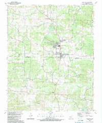 Cave City 1989 topographic map thumbnail