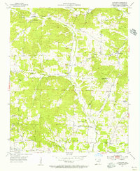 Charlotte 1954 topographic map thumbnail
