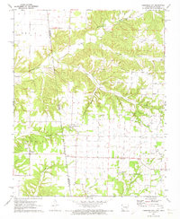 Cherokee City 1971 topographic map thumbnail