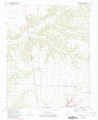 Cherokee City 1971 topographic map thumbnail
