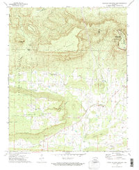 Chickalah Mountain East 1972 topographic map preview