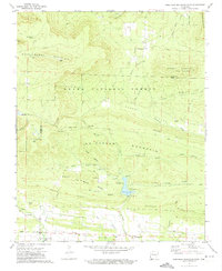 Chickalah Mountain West 1972 topographic map thumbnail