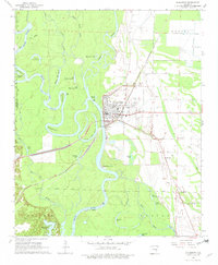 Clarendon 1968 topographic map thumbnail