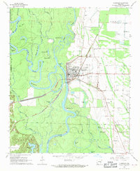 Clarendon 1968 topographic map thumbnail